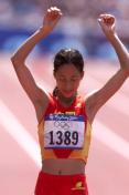 王丽萍夺得奥运会女子20公里竞走冠军