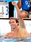 雅典奥运会男子200米仰泳 佩尔索尔夺得冠军