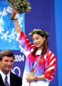雅典奥运会女子三米板单人决赛 郭晶晶获得金牌