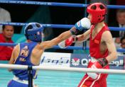 杨波获得多哈亚运会男子拳击51公斤级铜牌