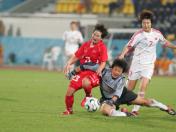 亚运会女足半决赛  中国不敌朝鲜无缘决赛