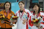 亚运会跳水女子3米板 中国吴敏霞夺冠