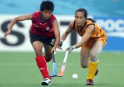 多哈亚运女子曲棍球小组赛 中国台北对阵马来西亚
