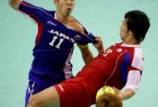 亚运会男子手球小组赛 韩国26比26战平日本