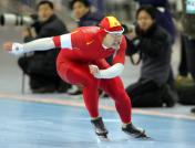 亚冬会男子100米速滑 中国队于凤桐摘银