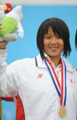 厦门选手黄琬萍获得六城会射箭女子个人赛冠军