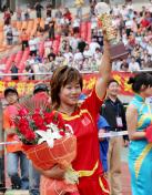 女足热身赛 中国5比2击败韩国