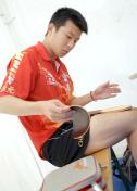 世乒赛第二日 中国选手精心准备
