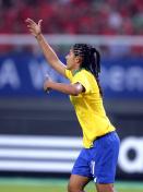 2007女足世界杯D组首轮 巴西5比0轻松战胜新西兰