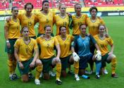 2007年女足世界杯C组首战 澳大利亚2比0领先加纳