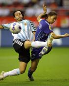 2007女足世界杯A组次轮 阿根廷半场0比0战平日本