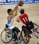 “好运北京”国际轮椅篮球邀请赛 中国47比69不敌加拿大