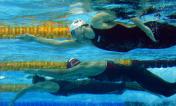 中国游泳公开赛  探秘‘水立方’水下拍摄