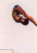 1992年巴塞罗那奥运会 伏明霞获得女子跳水10米台金牌