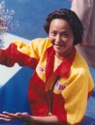 1992年巴塞罗那奥运会 高敏获得女子跳板跳水金牌