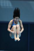 何姿获十一运会女子单人一米板跳水冠军