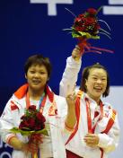 十一运会女子举重48KG级 湖南王明娟、杨炼包揽冠亚军