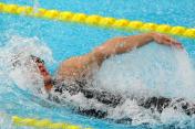 十一运会男子100米仰泳 北京张宇获得冠军