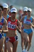 十一运田径女子20公里竞争 广东选手刘虹夺冠