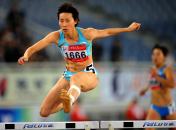 十一运会田径女子400米栏 山东选手黄潇潇获得冠军