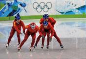 中国短道速滑队温哥华备战冬奥会