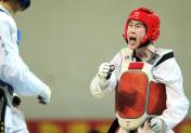 第16届全国跆拳道锦标赛 朱国晋级男子80公斤级决赛