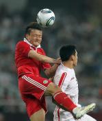 足球热身赛 中国国奥1比2不敌朝鲜国奥