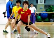 中国乒乓球女队备战伦敦奥运