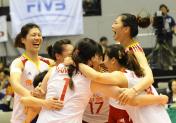 2011女排世界杯 中国3比2逆转日本