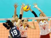 2011年女排世界杯 中国队3比0完胜韩国队