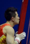 全国体操锦标赛 天津队陈一冰获吊环冠军