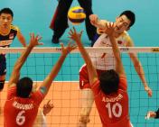 奥运男排落选赛第二轮 中国队2比3憾负伊朗队