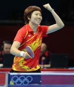 奥运会乒乓球女单决赛 李晓霞胜丁宁夺冠