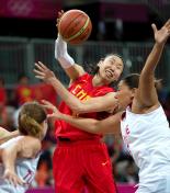奥运会女篮小组赛 中国队55比82负于土耳其队
