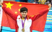 伦敦奥运会男子1500米自由泳 孙杨超强实力破世界纪录夺冠