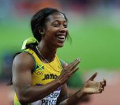 伦敦奥运会女子百米飞人大战 牙买加选手弗雷泽-普莱斯夺冠