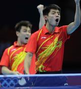 伦敦奥运会男乒团体半决赛 中国3比1胜德国