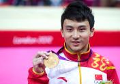 伦敦奥运会男子双杠  中国队冯喆夺冠