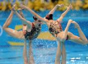 伦敦奥运花样游泳集体项目决赛赛况