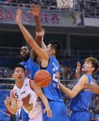 CBA联赛第二十一轮   青岛103比91胜上海