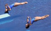 2013年游泳世锦赛女双3米板 吴敏霞/施廷懋预赛第一进决赛