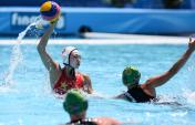 世锦赛女水小组赛首轮 中国队17比2大胜南非队