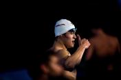 游泳世锦赛男子400米自由泳预赛 孙杨小组第一
