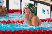 游泳世锦赛女子100米蛙泳 梅鲁蒂特破世界纪录进决赛