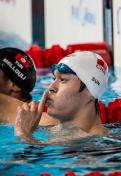 游泳世锦赛男子800米自由泳 孙杨小组第一晋级决赛