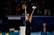 游泳世锦赛女200蛙半决赛 彼得森破世界纪录进决赛