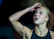 游泳世锦赛女50蛙半决赛 梅卢提特破世界纪录进决赛
