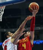 男篮亚锦赛第二阶段 中国胜巴林小组第三进八强