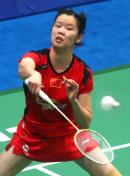 2013年羽毛球世锦赛第三日 李雪芮女单轻松晋级