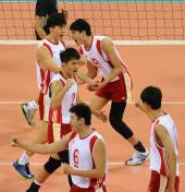 十二运会男排U16-19赛 北京3比1胜河北